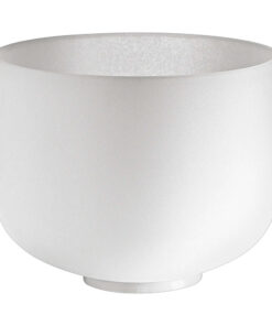 CUENCO DE CUARZO CHAKRA DEL PLEXO SOLAR - MEINL SONIC ENERGY - CSB10E - BLANCO