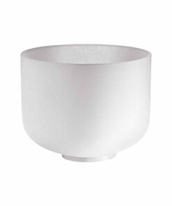 CUENCO DE CUARZO CHAKRA DEL CORAZON - MEINL SONIC ENERGY - CSB10F - BLANCO