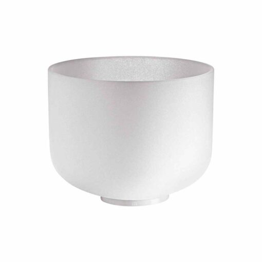 CUENCO DE CUARZO CHAKRA DEL CORAZON - MEINL SONIC ENERGY - CSB10F - BLANCO