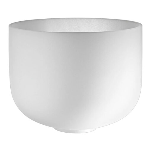 CUENCO DE CUARZO CHAKRA SACRO - MEINL SONIC ENERGY - CSB12D - BLANCO