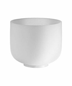 CUENCO DE CUARZO CHAKRA DEL CORAZON - MEINL SONIC ENERGY - CSB8F - BLANCO
