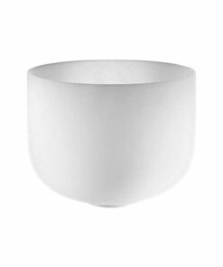 CUENCO DE CUARZO CHAKRA DEL ENTRECEJO - MEINL SONIC ENERGY - CSB9A - BLANCO