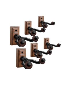 SOPORTES DE PARED GUITARRA PACK DE 6 BASE MADERA  - EC2005