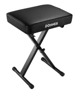 ASIENTO DE PIANO – Adjustable X‑Style Keyboard Bench – DONNER – EC2060