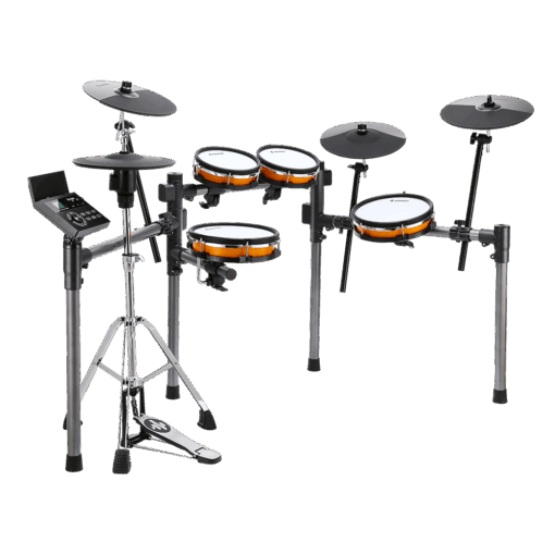 BATERÍA ELECTRÓNICA GROOVE ULTRA - DONNER - EC7248 - PLATEADO