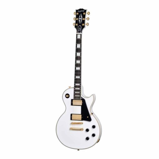 Guitarra eléctrica - Les Paul Custom Alpine White - EPIPHONE - ECLPCAWGH1