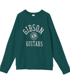 POLERA GUITARS COLLEGIATE - TALLA L - GIBSON - GA-HOOD-COLG-GRN-LG