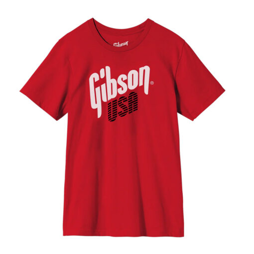 POLO USA - TALLA L - GIBSON - GA-TEE-USA-RED-LG