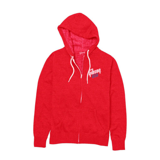 POLERA - TALLA L - GIBSON - GA-USA-HOOD-RED-LG