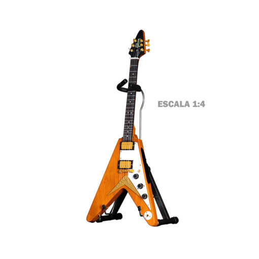 MINI GUITARRA ACCESORIO '58 KORINA FLYING V - NATURAL - GG-520AH