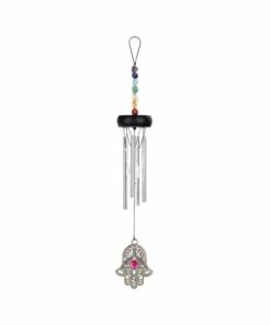 MINI CAMPANA DE VIENTO PARA CHAKRAS HAMSA - MEINL SONIC ENERGY - HCC12MINI - PLATEADO