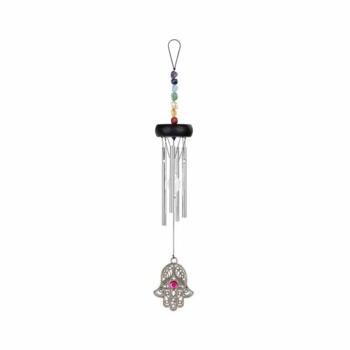 MINI CAMPANA DE VIENTO PARA CHAKRAS HAMSA - MEINL SONIC ENERGY - HCC12MINI - PLATEADO