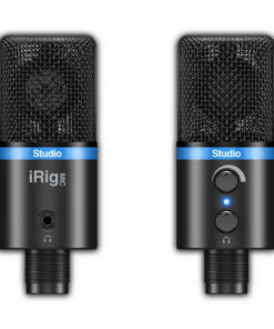 MICRÓFONO – iRig Mic Studio Ultra‑Portable Large‑Diaphragm Digital Condenser Microphone – IK MULTIMEDIA – IP‑IRIG‑MICSTDBLA‑IN