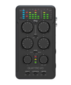 Interfaz de Audio - iRig Pro Quattro I/O - IP-IRIG-QUATTRO-IN - Negro