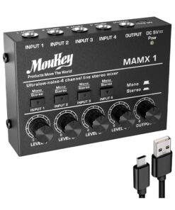 Mezcladora de 4 canales - MAMX1 - Moukey - MK0105