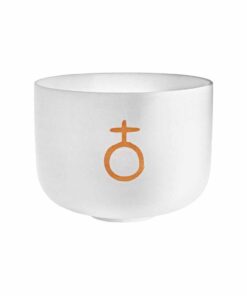 CUENCO DE CUARZO PLANETARIO AÑO TERRESTRE - MEINL SONIC ENERGY - PCSB12E - BLANCO