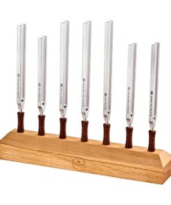 JUEGO DE 7 DIAPASONES CON SOPORTE - MEINL SONIC ENERGY - TTF-SET-CHA-7 - PLATEADO