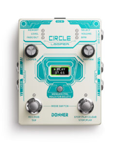 PEDAL LOOPER Y CAJA DE RITMOS - CIRCLE LOOPER - DONNER - EC1289