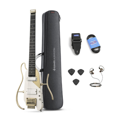 Guitarra eléctrica - HUSH X PRO White-Luxe - Donner - EC7450