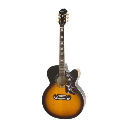 Guitarra electroacústica - J‑200 EC Studio Vintage Sunburst - Epiphone - EEJ2VSGH1
