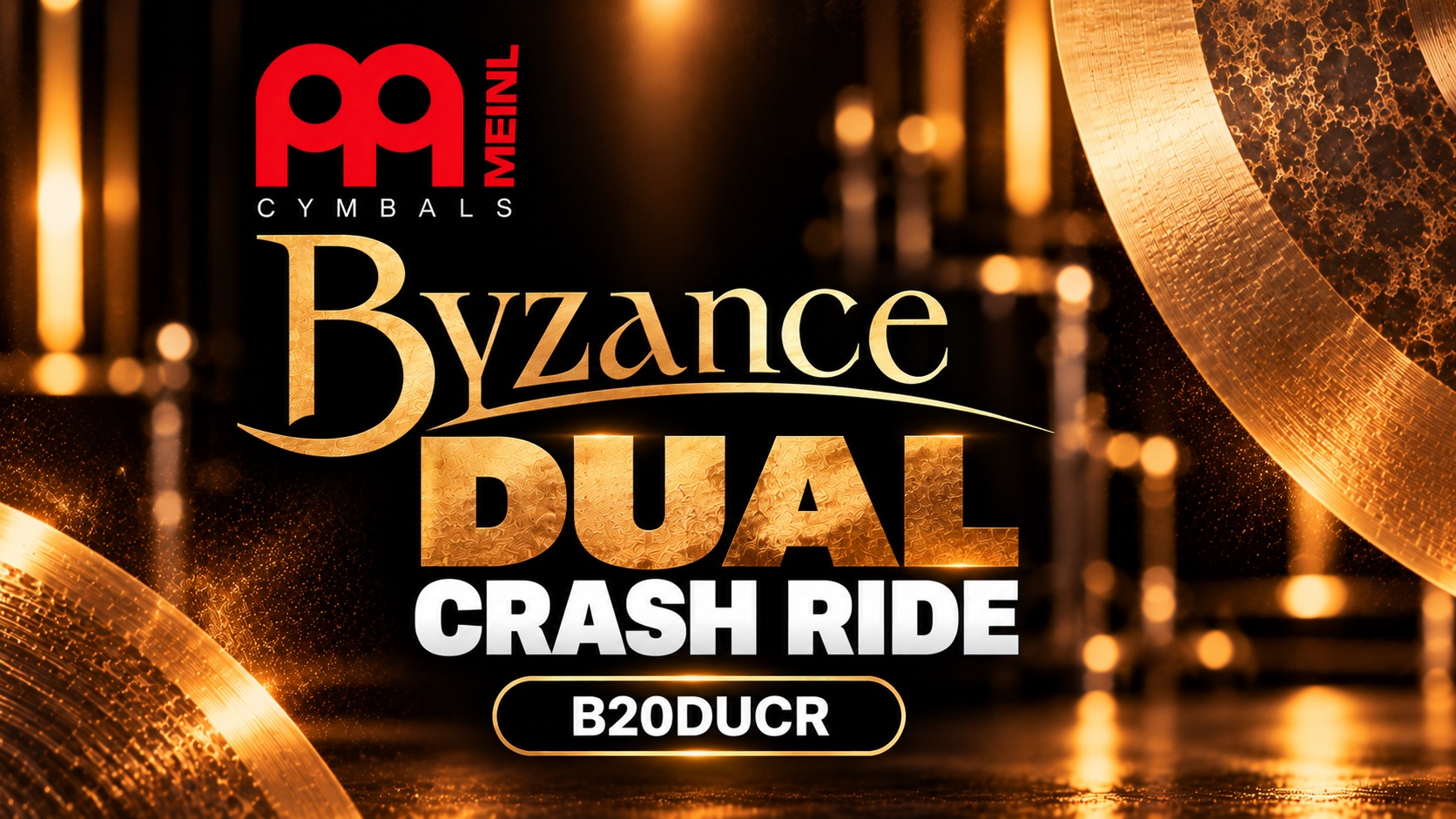 Címbalo Meinl Byzance Dual Crash Ride