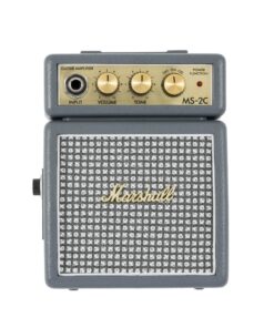 Mini amplificador de guitarra eléctrica portátil (cromo) - Marshall - MS-2C-E