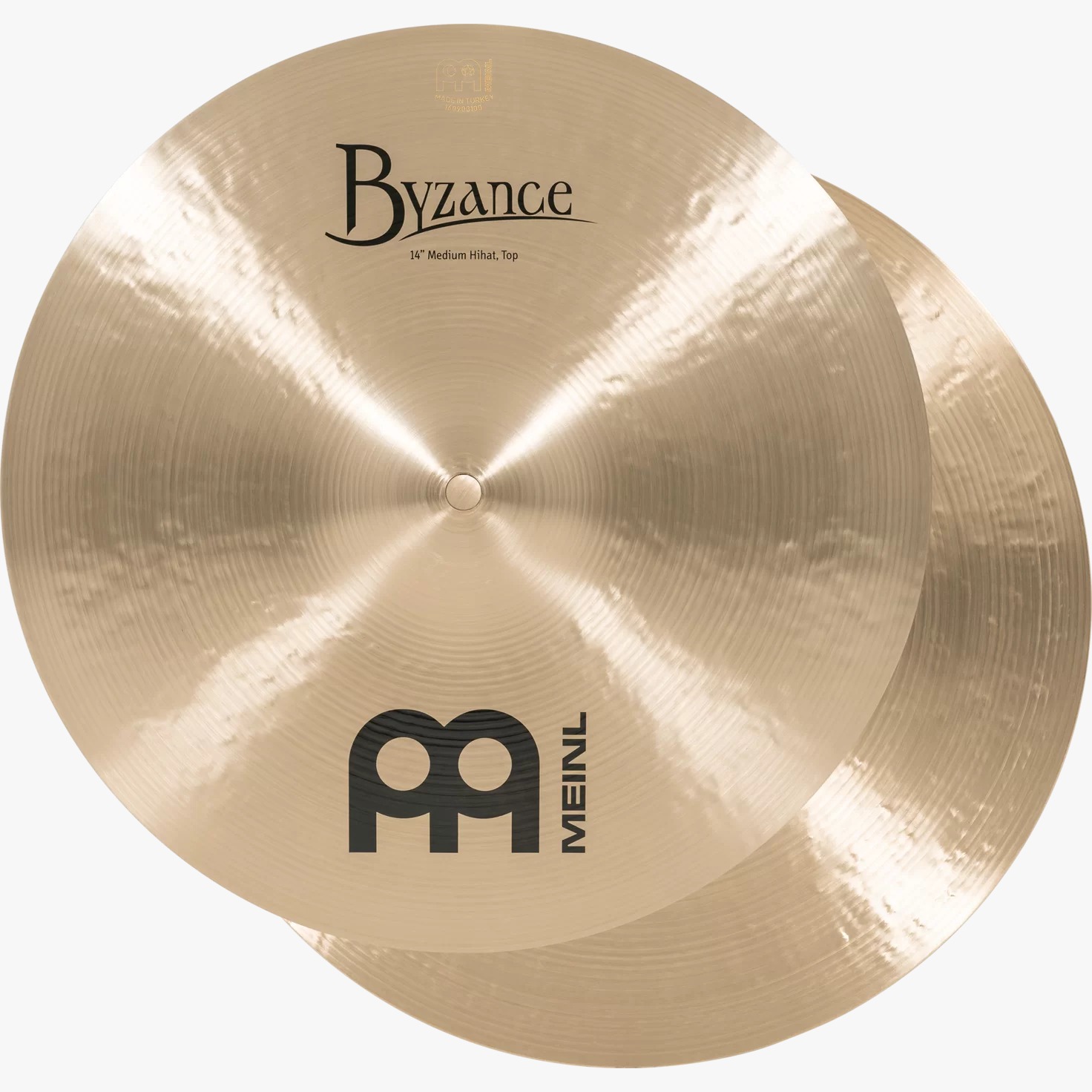 Cymbal 14 Hi-Hat Pair Medium Hi-Hat Traditional – Meinl Cymbals – B14MH 01