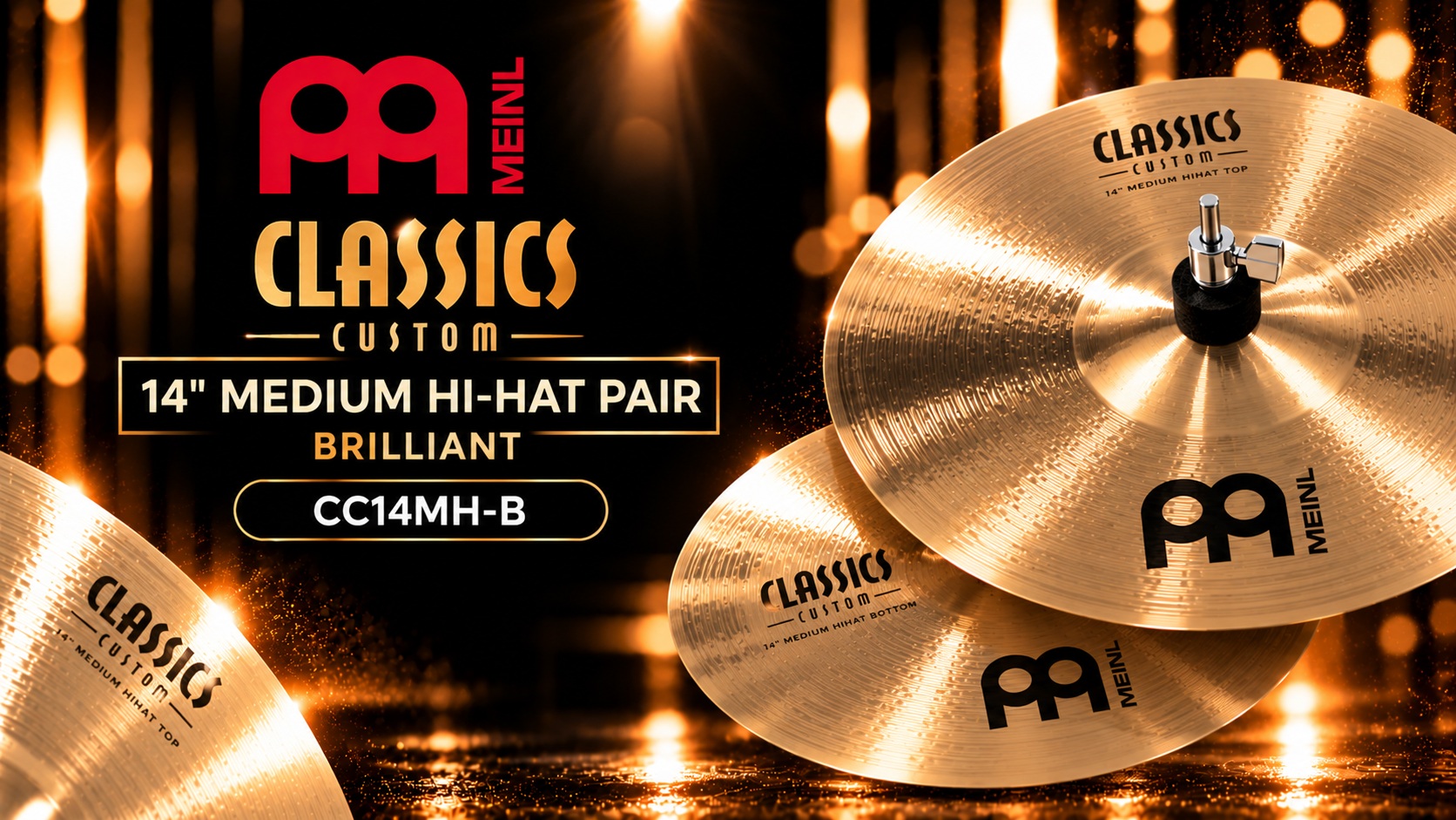 Platillos Meinl Classics Custom Brillantes