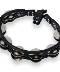 CYCLOPS MOUNTED TAMBOURINE, BLACK. STEEL - LATIN PERCUSSION - LP160