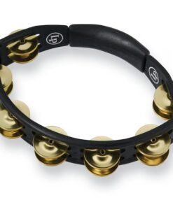 CYCLOPS HANDHELD TAMBOURINE BLACK BRASS - LATIN PERCUSSION - LP170