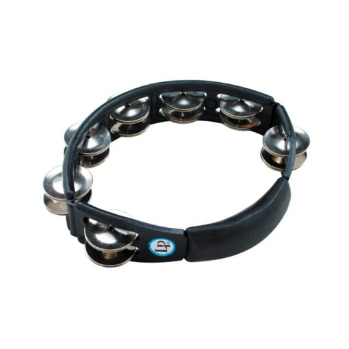 CYCLOPS HANDHELD TAMBOURINE BLACK STEEL - LATIN PERCUSSION - LP150