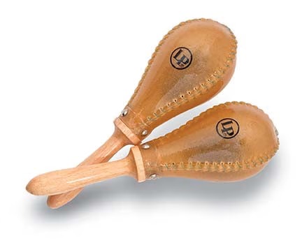 LP SALSA RAWHD MARACAS NATRL - LATIN PERCUSSION - LP393-RH