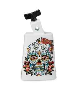 Campana Latin Percussion LP204C-SS Collect-A-Bell Sugar Skull Blanco