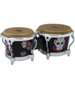 Bongós Latin Percussion LP794X-KP Karl Perazzo Sugar Skull Negro