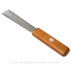 Raspador para Güiro Latin Percussion LP334 Madera Natural