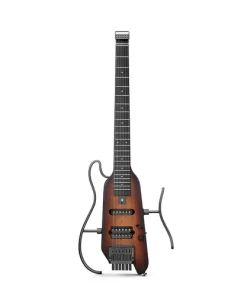 Donner HUSH-X Sunburst Guitarra Eléctrica Ultraligera Headless de Viaje | EC6807