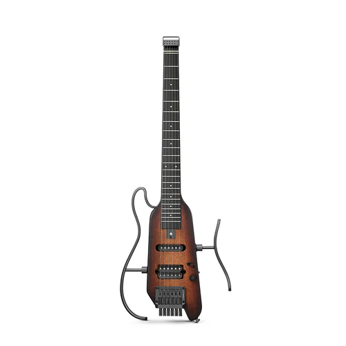 Donner HUSH-X Sunburst Guitarra Eléctrica Ultraligera Headless de Viaje | EC6807