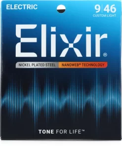 Cuerdas Elixir 12027 para Guitarra Eléctrica NANOWEB