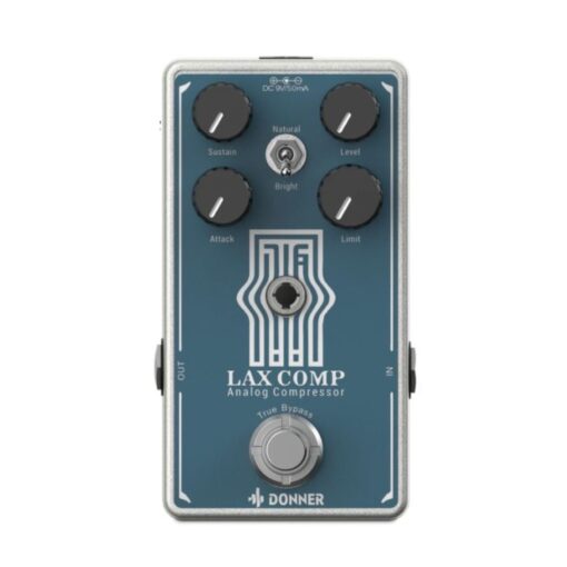 Pedal Compresor Analógico Donner LAX COMP EC1332 para Guitarra y Bajo