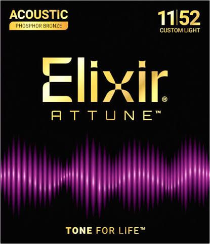 Cuerdas Elixir 21027 para Guitarra Acústica 80/20 Bronze