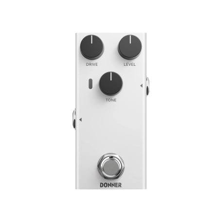 Pedal Overdrive Analógico Donner EMBARK 05 EC7099 Blanco para Guitarra