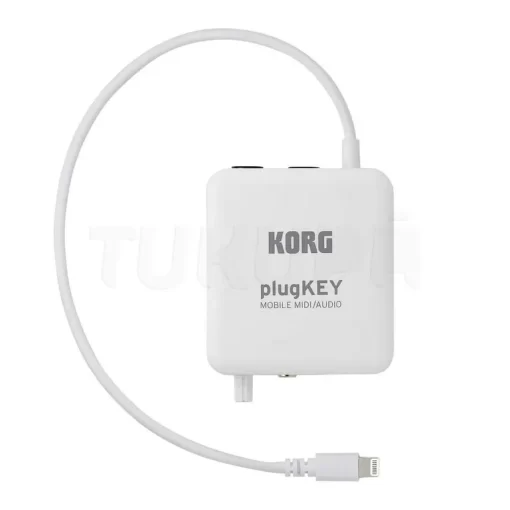 Interfaz de Audio y MIDI KORG plugKEY para iPhone y iPad Blanca - PLUGKEY-WH