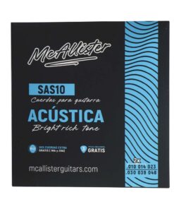 Kit de Cuerdas McAllister SAS10 para Guitarra Acústica