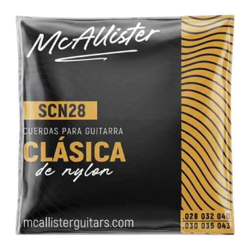Cuerdas de Nylon McAllister SCN28 para Guitarra Clásica